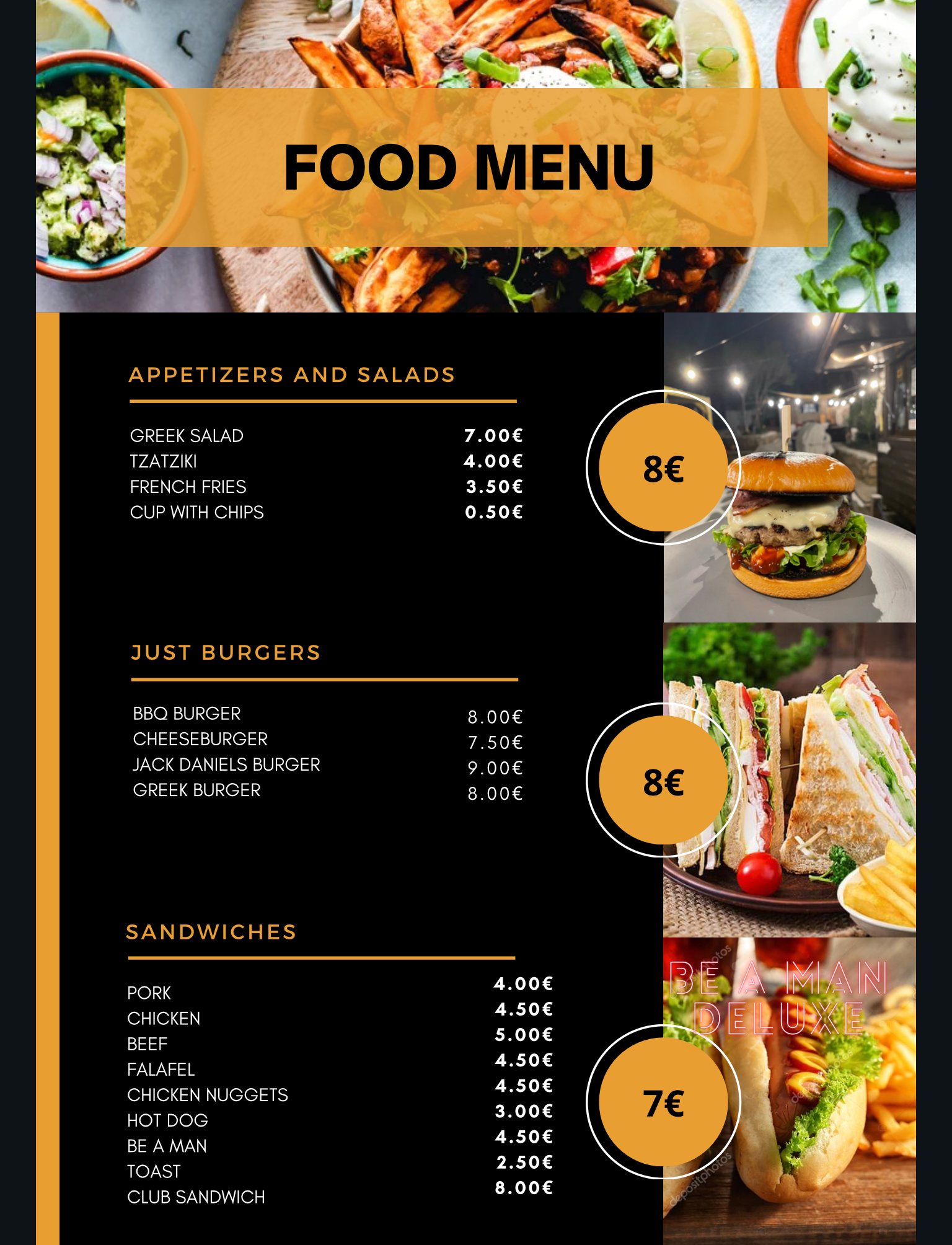 Banana Beach Bar Lunch Coffee Drinks Cocktails Ammouliani